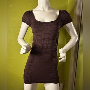 Soho Lady Brown Bodycon Mini Dress